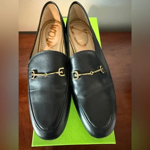 Sam Edelman Loraine Leather Bit Buckle Loafers 9.5 - Picture 2 of 7